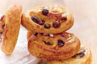 Мини круассан с изюмом