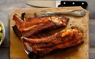 Piept de porc marinat 250g