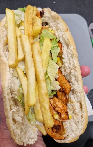 Panino cosa nostra e patatine