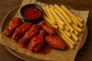 Sweet'n'chilli wings