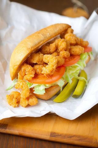 Sandwich Crevette Frites & Fromage