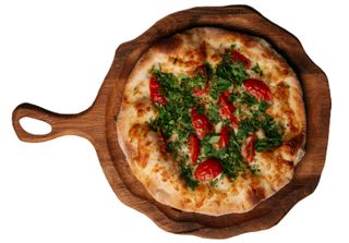 Хачапурі з м'ясом, сиром та помідорами (550 г)