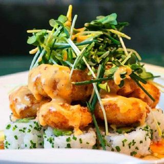  Torre de gambones en tempura