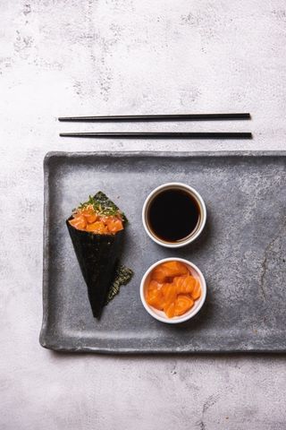 Temaki de Salmao