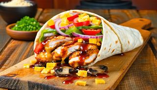 Tortilla Teriyaki Chicken