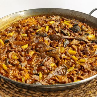Arroz De Solomillo De Ternera Y Setas De Temporada