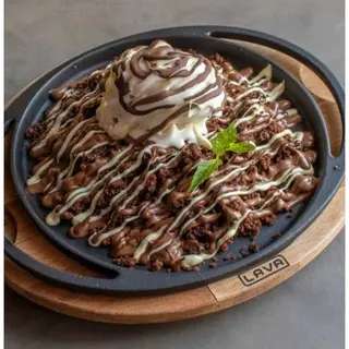 Crazy Brownie With Ice Cream