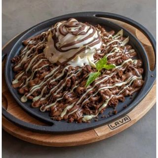 Crazy Brownie With Ice Cream