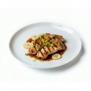 36B Pollo Con Jengibre Y Cebolleta Plancha