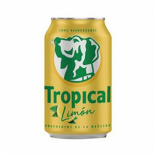 Cerveza Tropical de limón en lata (33 cl.)