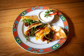 3D. Quesadillas con chorizo