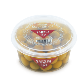 Aceitunas De Siempre Verdes Sabor Anchoa Peso Estimado 200Gr.