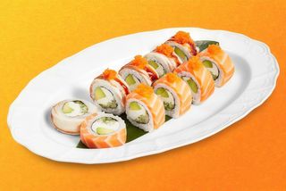 Philadelphia mix węgorz-łosoś