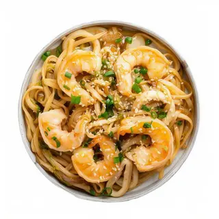 Tallarines Fritos Con Gambas (6 Uds.)