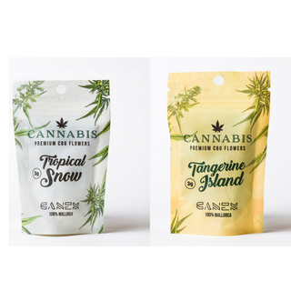 3g Tropical Snow + 3g Tangerine ISland