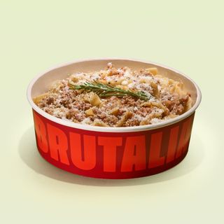 Fettuccine al Ragú Bianco (Boloñesa)