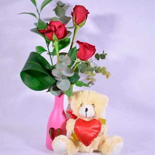 Botella Love Con Oso