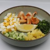 Окрошка з креветкою