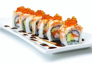 212 Tobiko roll