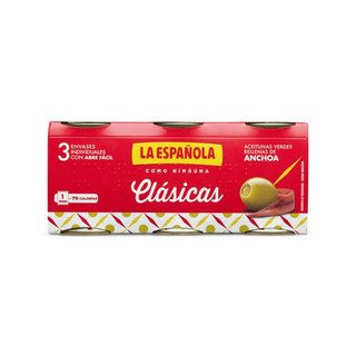 Aceitunas Rellenas Clásica La Española 3X50 Gr. (4534228)