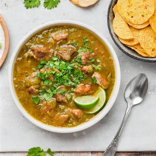 Pork With Onion and green chili