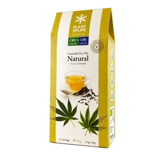 Plant of Life Bio Herbatka konopna CBD + CBG