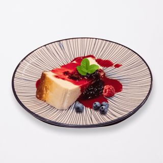 Tarta De Queso Con Moras