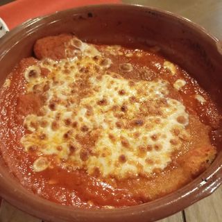 Escalope napolitano con patatas