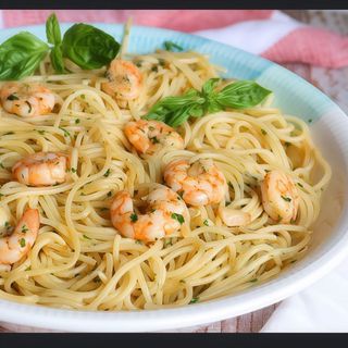 Espagueti All-Alzo Con Gambas Sin Gluten