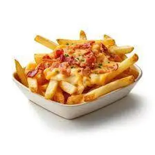 Patatine fritte con porchetta e cheddar