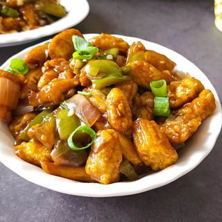 Chilli Garlic Mushroom & Corn