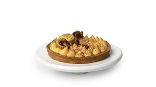 TARTA ORZECHOWA Z KREMEM POMARAŃCZOWYM