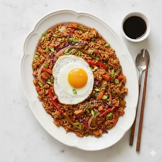 Mongolian rice con pollo