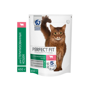 Сухой товары для животных Perfect Fit  для стерилизованных кошек с говядиной 4607065377960