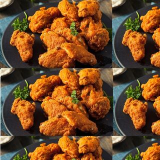 Skrzydełka chrupiące ogniste 6szt