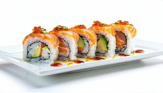 35. Uramaki spicy sake