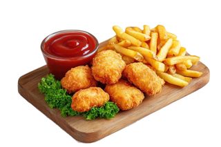 Nuggetsy z frytkami