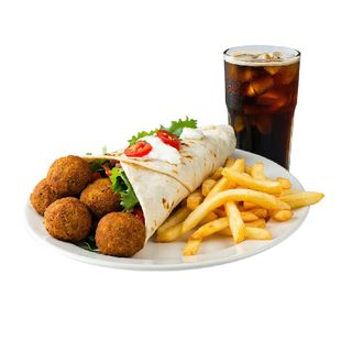 Menú Doner Kebab De Faláfel Con Queso