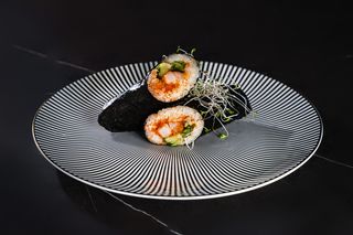 Handroll z krewetką