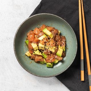 Tartar de salmón con aguacate