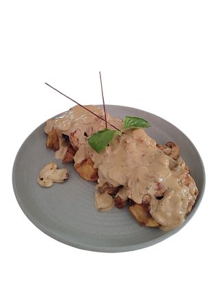 Piletina u sosu od šampinjona 500g