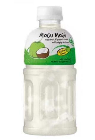 Mogu mogu Coconut flavored drink with nata de coco