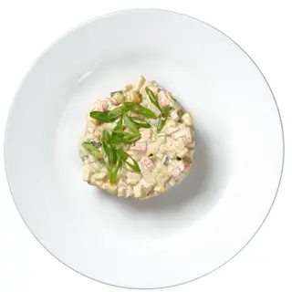 Салат з крабовими паличками та майонезом (250 г)