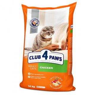 Club 4 Paws Premium сухий корм для дорослих котів - Курка