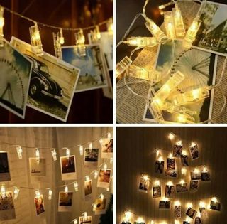 Гирлянда С Прищепками Для Фото И Открыток.