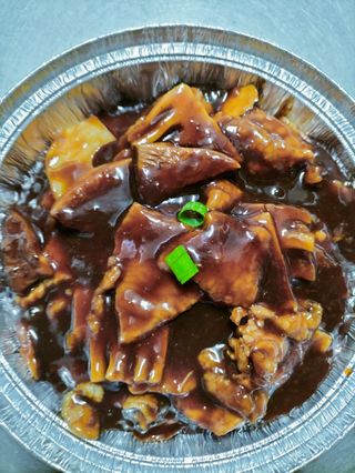 74. Ternera Con Setas Chinas Y Bambú