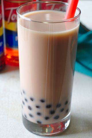 Fruit tea boba - Peach