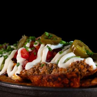 Nachos con carne