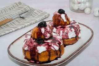 Papanasi cu dulceata