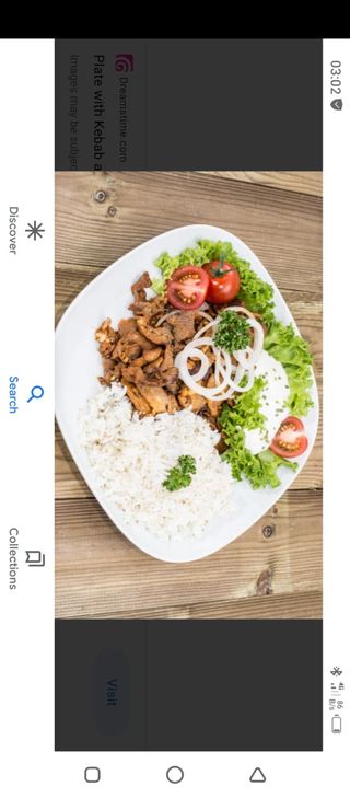 Vaschetta grande kebab con riso